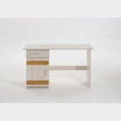 Schreibtisch 810, weiß/ gelaugt