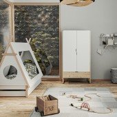 Kleiderschrank Laslo 2-türig
