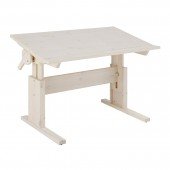 Schreibtisch 30245 in whitewash (neigbare Tischplatte), B 120cm 