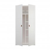 Kleiderschrank mit 2 Türen und Einteilung, B 100cm (Endlossystem)