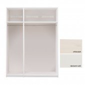 Endlos-Kleiderschrank-Grundelement B 150 cm - für 3 Türen (ohne Türen)
