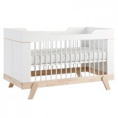 Babybett Birke/weiß (70 x 140cm) 