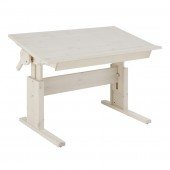 Schreibtisch 30245 mit Schublade in whitewash (neigbare Tischplatte), B 120cm