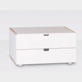 Kommode mit 2 Schubladen, T 52cm