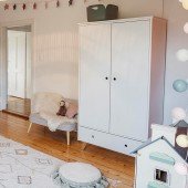 Ponca Tipi Kleiderschrank weiß