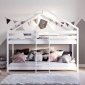 Etagenbett Lara in weiß (90 x 200cm)