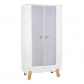I'ga Kleiderschrank 2-türig mit Textilien