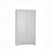 Almo Kleiderschrank, 2-türig, grau