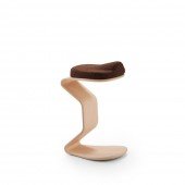Hocker Ercolino medium mit Comfort Sitz, H 46cm, (Buche oder Eiche)