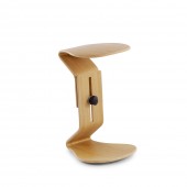 Hocker Ercolino ready in Eiche, höhenverstellbar 52-74cm