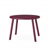 Kindertisch Mouse Table in Burgundy (2 - 5 Jahre)
