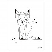 Poster - Origami Fuchs