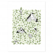 Poster - Versteckspiel (Zebra)
