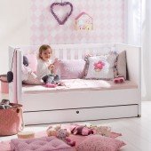 Carlo Bettsofa 70 x 140cm (Babybett, Umbauseiten, Bettkasten)