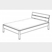 Fleximo Jugendliege 120 x 200 cm inkl. Lattenrost