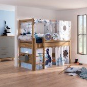 Sten Spielbett 120cm (Eiche massiv) (90 x 200 cm)