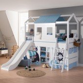 Tiny House - Spielbett mit Rutsche