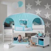 Ylvie Mini-Spielbett 80cm, inkl. Lattenrost, ohne Textilien (90 x 200cm)