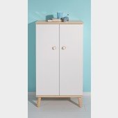 Ylvie kleines Standregal mit 2 Türen, H 122cm