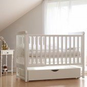 Babybett YappyMove weiß, 120 x 60 cm mit Schaukelfunktion