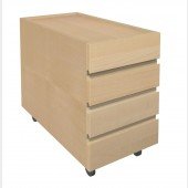 Ziggy Rollcontainer natur