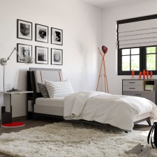 Jugendbett Luca (Mit LED und USB-Port)