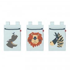 Safari Betttaschen, 3er Set