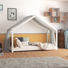 Hausbett Lara in weiß (Abbildung ähnlich)