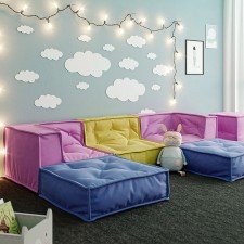 MyColorCube - Kinder Sofa Set B bunt, 6-teilig