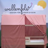 Betthimmel Rose thé / Altrosa für Hausbett Maya 