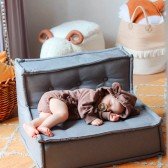 MyColorCube Kindersofa Mitte in hellgrau