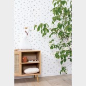 Fototapete - Floral Whisper (Weiß)