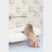 Fototapete - Floral Constellation (Beige)
