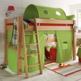 KIDS / TOBY Bettvorhangset 902 für halbhohe Spielbetten, 4-tlg (H 72 cm)