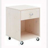 Rollcontainer 155 mit Schublade, whitewash