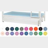 Ausziehbett niedrig für Liege und Etagenbett (inkl. Lattenrost) 
