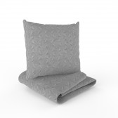 Jugendbettwäsche - Grey Knit duo (gestrickt, 80/80 und 135/200 cm)