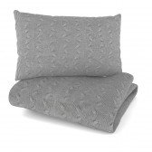 Kinderbettwäsche - Grey Knit duo (gestrickt, 40/60 und 100/135 cm)
