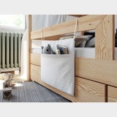 Utensilo - Grey Stars (bedruckte Betttasche)