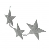 Dekoration kleine Sterne - Grey Knit (bedruckt)