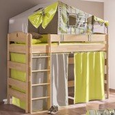Spielvorhänge zweifarbig (für 155cm Betten)