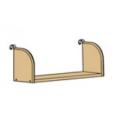 Buchablage 802 breit, natur