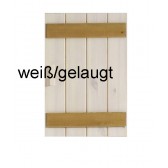 Regaltür 809, weiß/gebeizt-geölt (für Regal 807)