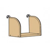 Buchablage 801 schmal, natur