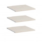 3er-Set Einlegeböden whitewash für 50cm Endlosschrank