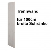 Trennwand whitewash für 100cm Schrank
