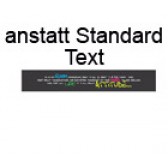 Absturzsicherung Text anstatt Standard