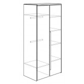 2-türiger Kleiderschrank, Fabiana