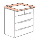 Wickelaufsatz schmal, Fabiana