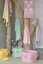 Lorena Tassels Basket soft mint